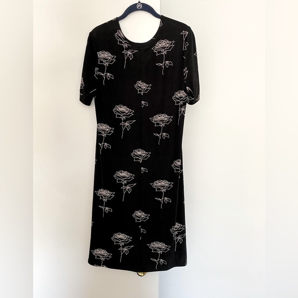 Vintage rose pattern midi dress - Picture 1 of 4